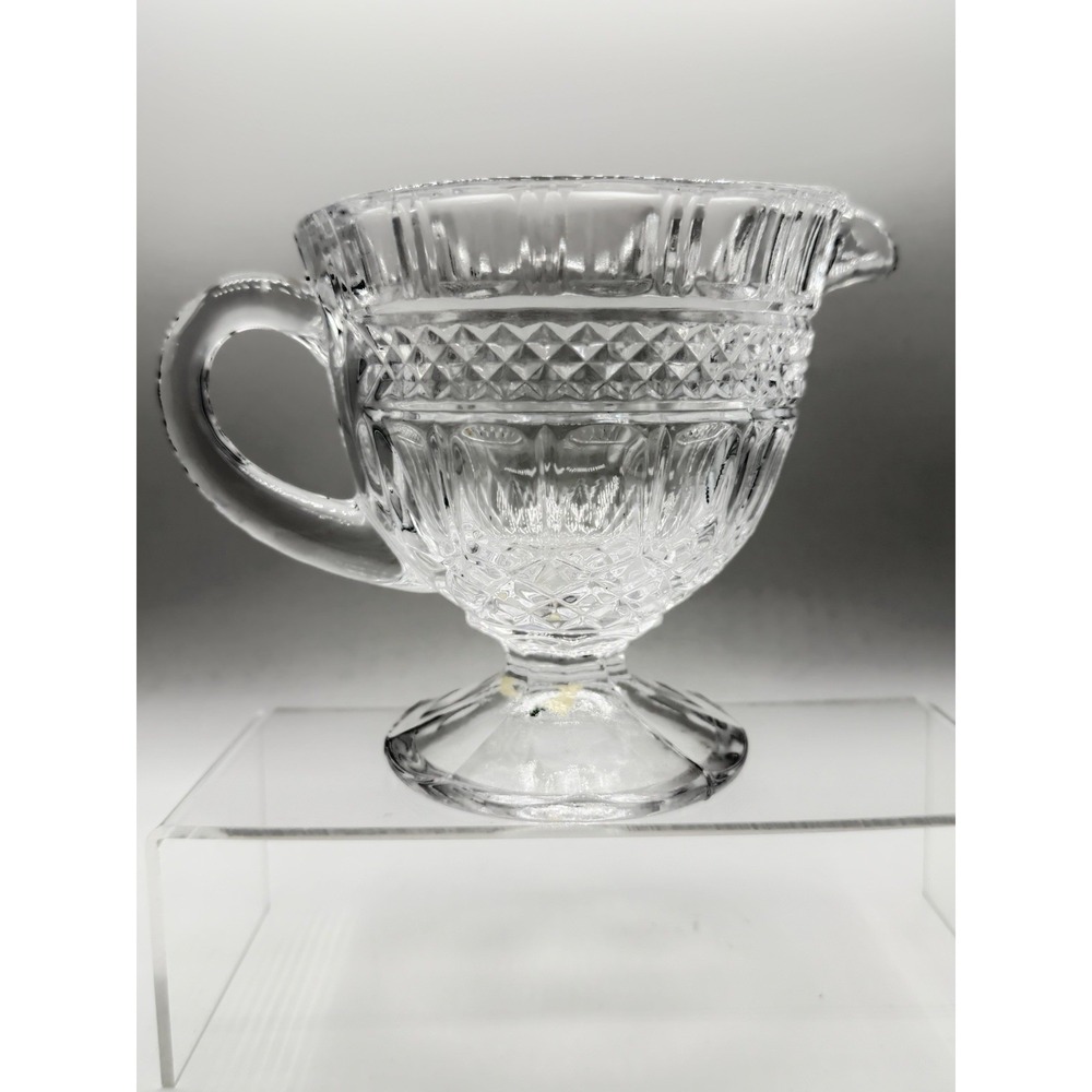 Shannon Crystal Gravy Sauce Boat 5 Inch Clear Glass Designs of Ireland Vintage